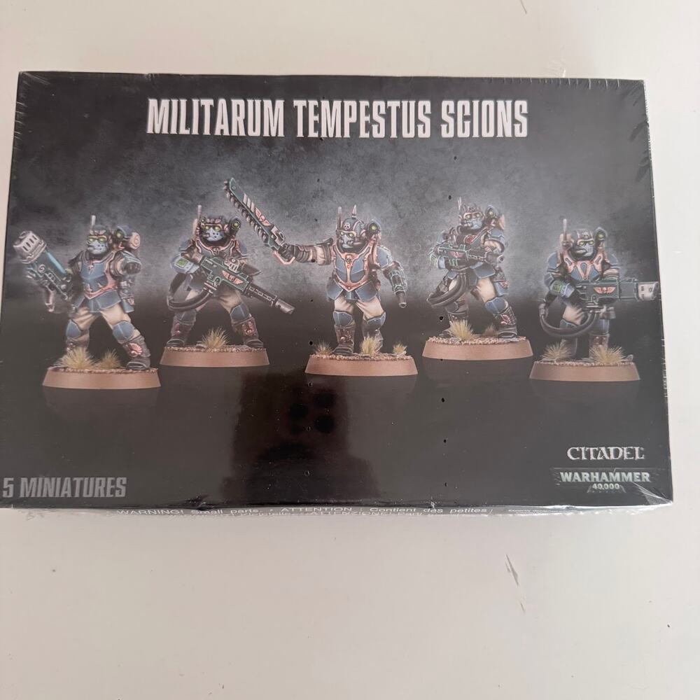 Warhammer 40,000 40k Militarum Tempestus Scions 5 Citadel Miniatures Set